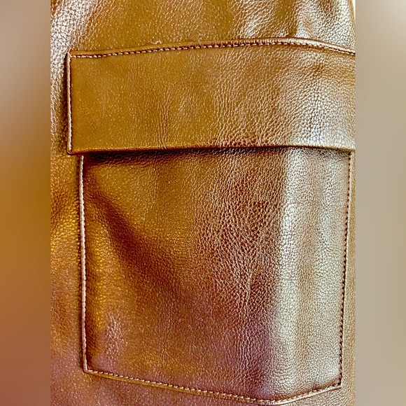 * NEW* Ann Taylor, 2, Pencil Skirt, Dark Brown, Button Down, Front Pockets, Faux - Picture 9 of 9